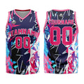 Custom Broken Red Basketball Jersey Uniform Suit Printed Your Logo Name Number enthsush