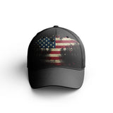 Adjustable Truck Driver Cap Baseball Caps Colorful Eagle Flag