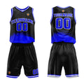 Custom Black Blue Basketball Jersey Uniform Suit Printed Your Logo Name Number enthsush