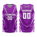 Custom Purple Basketball Jersey Uniform Suit Printed Your Logo Name Number enthsush