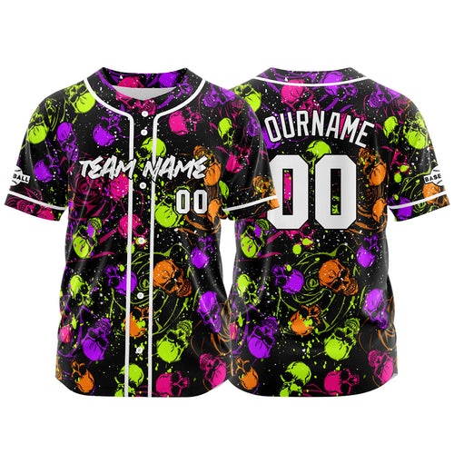 Custom Baseball Jersey Personalized Baseball Shirt for Men Women Kids Youth Teams Stitched and Print Purple&Green enthsush