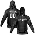 Custom Black Sweatshirt Hoodie For Men Women Girl Boy Print Your Logo Name Number enthsush