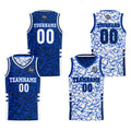 Custom Royal Reversible Basketball Suit for Adults and Kids Personalized Jersey enthsush