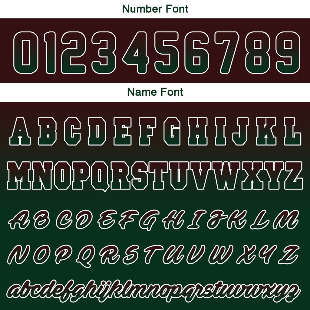 Custom Varsity Jacket Letterman jacket for Men, Women and Youth Brown Green Gradient enthsush