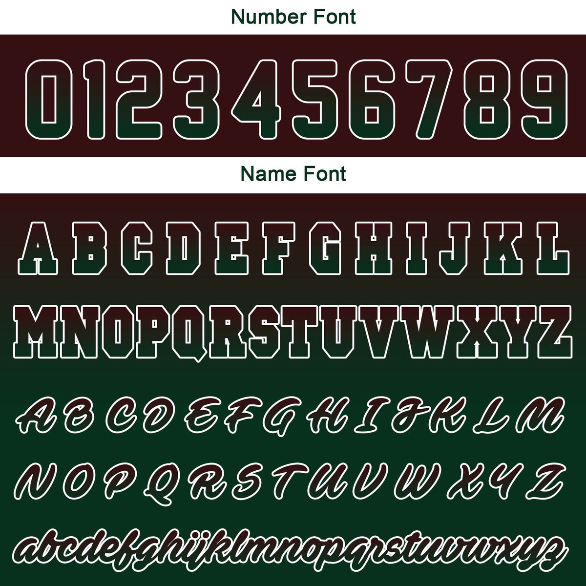 Custom Varsity Jacket Letterman jacket for Men, Women and Youth Brown Green Gradient enthsush
