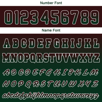 Custom Varsity Jacket Letterman jacket for Men, Women and Youth Brown Green Gradient enthsush