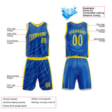 Custom Basketball Jersey Uniform Suit Printed Your Logo Name Number Blue