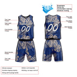 Custom Basketball Jersey Uniform Suit Printed Your Logo Name Number Palm