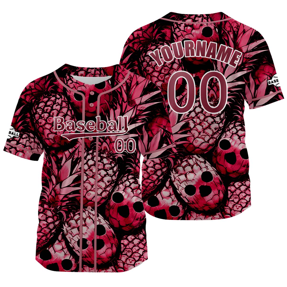 Custom Pink Baseball Jersey Personalized Baseball Shirt for Men Women Kids Youth enthsush