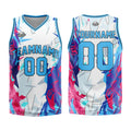 Custom Light Blue Basketball Jersey Uniform Suit Printed Your Logo Name Number enthsush