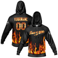 Custom Black Gold Sweatshirt Hoodie For Men Women Girl Boy Print Your Logo Name Number enthsush