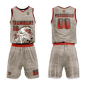 Custom Khaki Basketball Jersey Uniform Suit Printed Your Logo Name Number enthsush