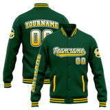 Custom Varsity Jacket Letterman jacket for Men, Women and Youth Green