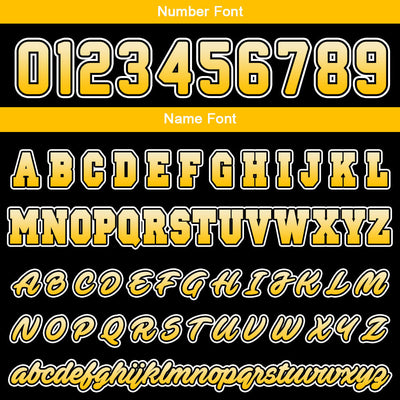 Custom Yellow Black Sweatshirt Hoodie For Men Women Girl Boy Print Your Logo Name Number enthsush