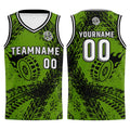 Custom Green Black Basketball Jersey Uniform Suit Printed Your Logo Name Number enthsush