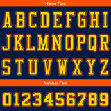 Custom Basketball Jersey Uniform Suit Printed Your Logo Name Number Navy-Orange