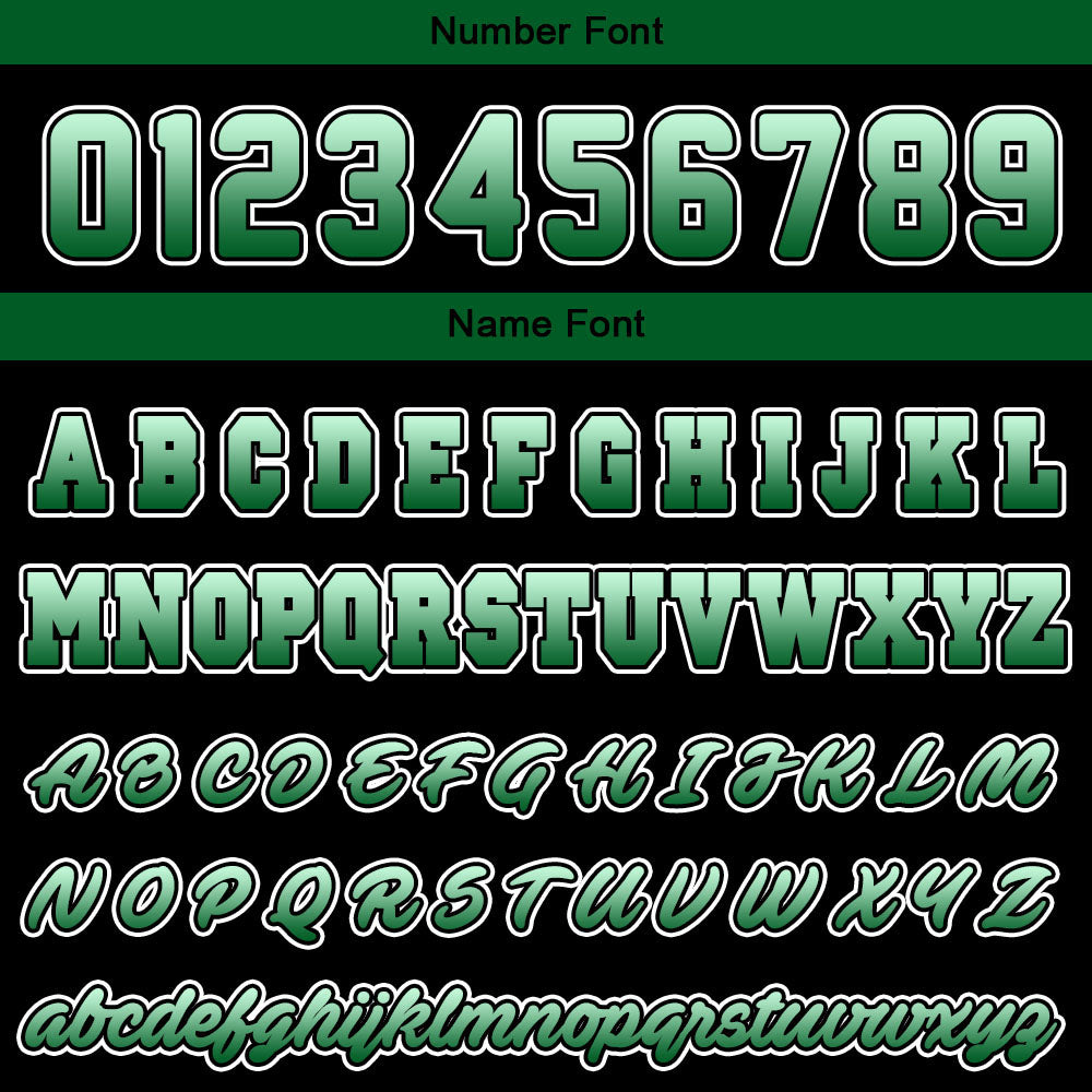 Custom Green Black Sweatshirt Hoodie For Men Women Girl Boy Print Your Logo Name Number enthsush