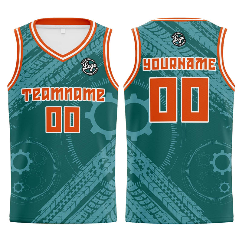 Custom Pine Green Basketball Jersey Uniform Suit Printed Your Logo Name Number
