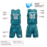 Custom Basketball Jersey Uniform Suit Printed Your Logo Name Number Green