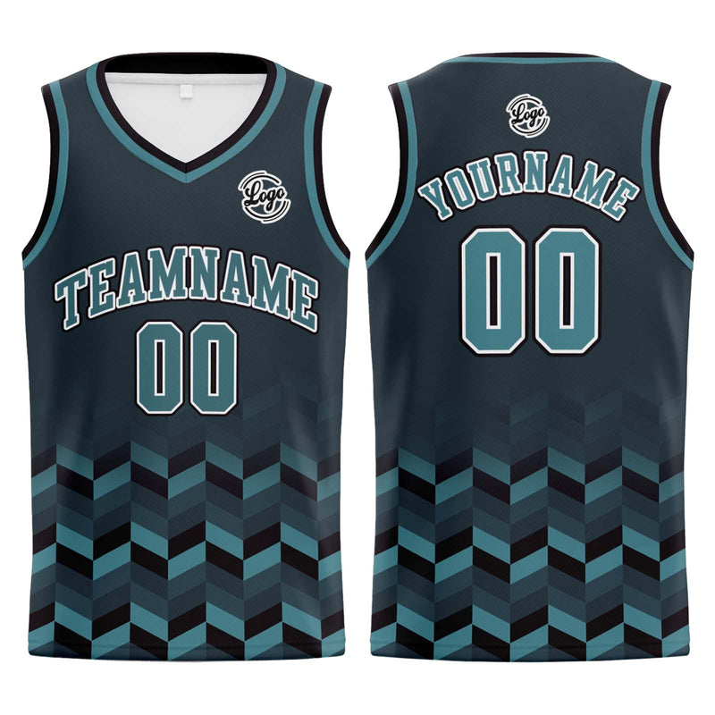 Custom Prussian Blue Basketball Jersey Uniform Suit Printed Your Logo Name Number