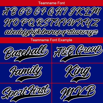 Custom Full Print Design Authentic Baseball Jersey Red-Royal enthsush