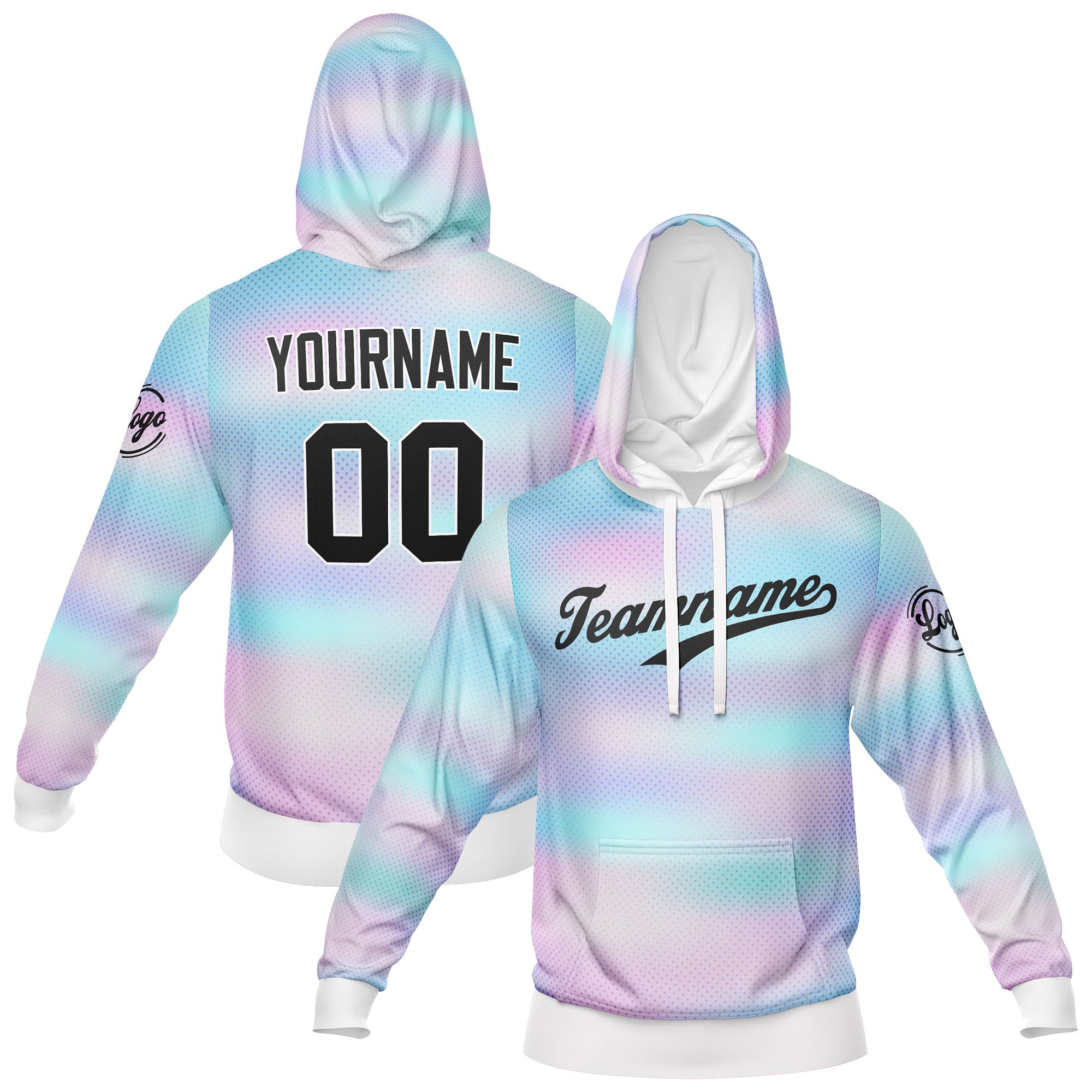 Custom Light Purple Sweatshirt Hoodie For Men Women Girl Boy Print Your Logo Name Number enthsush