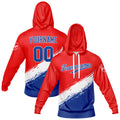 Custom Red Navy Sweatshirt Hoodie For Men Women Girl Boy Print Your Logo Name Number enthsush