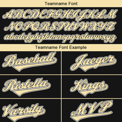 Custom Long Sleeve Windbreaker Jackets Uniform Printed Your Logo Name Number Black-Gold-White enthsush