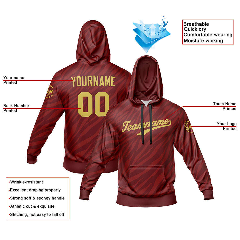 Custom Crimson Sweatshirt Hoodie For Men Women Girl Boy Print Your Logo Name Number enthsush