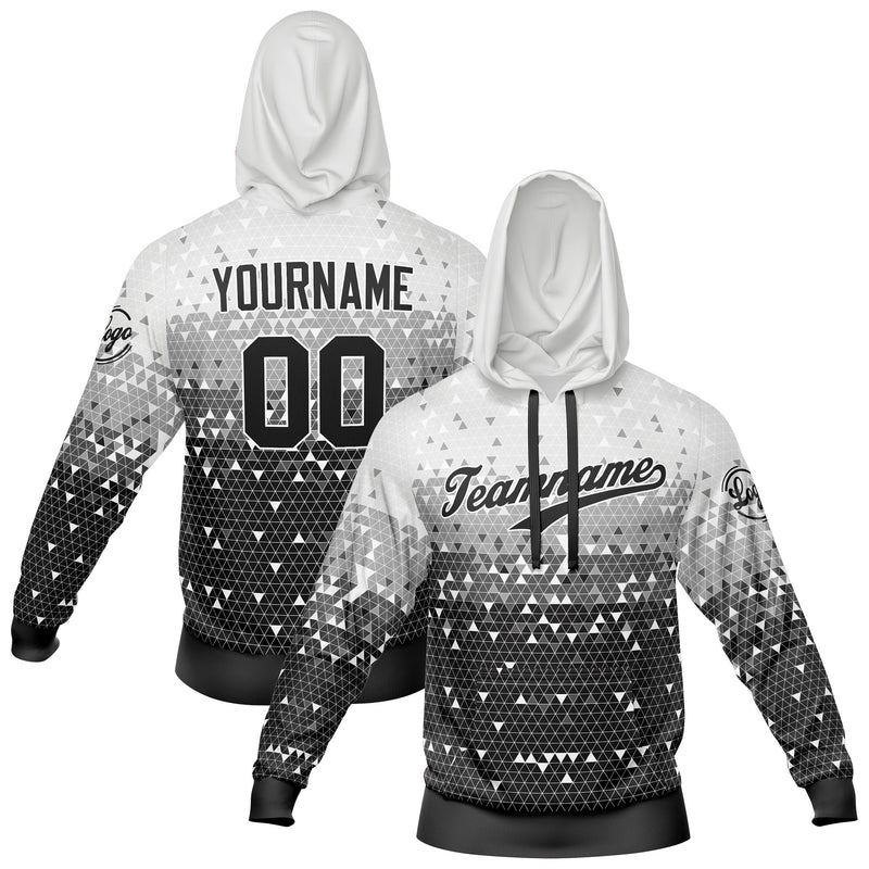 Custom Grey Sweatshirt Hoodie For Men Women Girl Boy Print Your Logo Name Number
