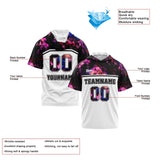 Custom White Starry Sky Short Sleeve Hoodies for Men Women Shirts with Hoods Printed Name Logo