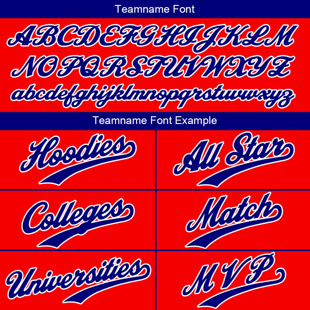 Custom Red Navy Sweatshirt Hoodie For Men Women Girl Boy Print Your Logo Name Number enthsush