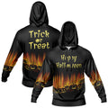 Custom Sweatshirt Hoodie Add Text and Design Personalized Halloween Hooded Sweatshirt enthsush