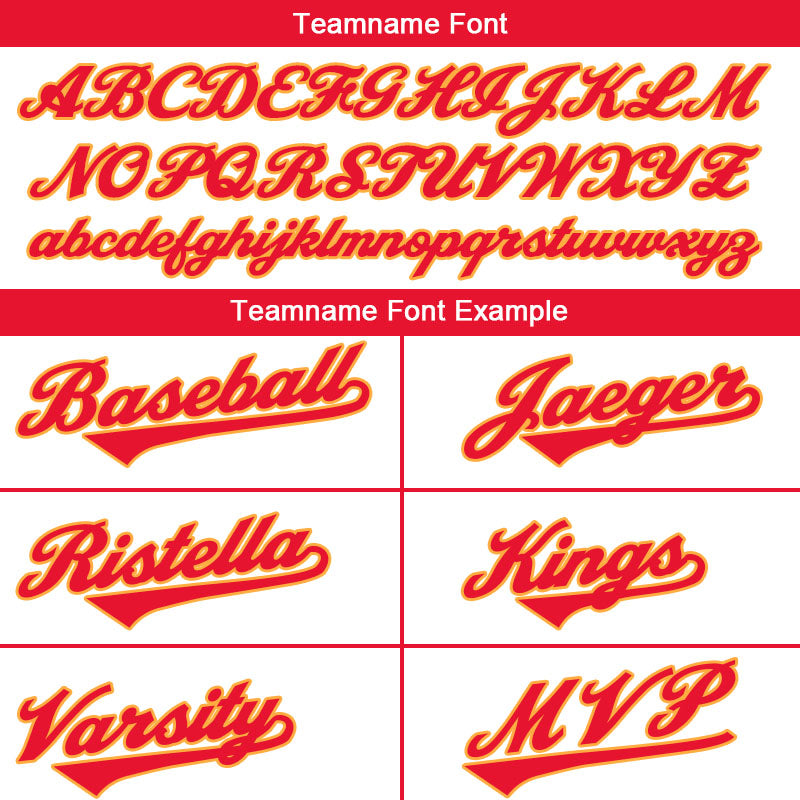 Custom Long Sleeve Windbreaker Jackets Uniform Printed Your Logo Name Number White-Red-Yellow enthsush