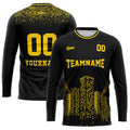 Custom Basketball Soccer Football Shooting Long T-Shirt for Adults and Kids Black enthsush