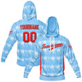 Custom Light Blue Sweatshirt Hoodie For Men Women Girl Boy Print Your Logo Name Number enthsush