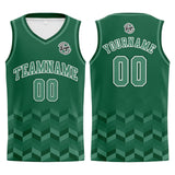 Custom Green Basketball Jersey Uniform Suit Printed Your Logo Name Number