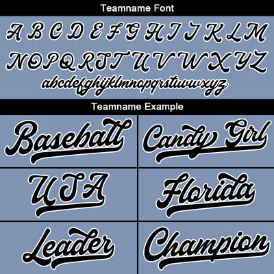 Custom Full Print Design Authentic Baseball Jersey gray blue enthsush