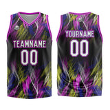 Custom Black Pink Basketball Jersey Uniform Suit Printed Your Logo Name Number