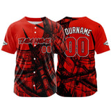 Custom Baseball Uniforms High-Quality for Adult Kids Optimized for Performance Staircase-Red