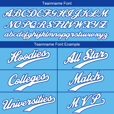 Custom Blue Sweatshirt Hoodie For Men Women Girl Boy Print Your Logo Name Number enthsush