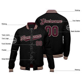 Custom Varsity Jacket Letterman jacket for Men, Women and Youth Marroon Black