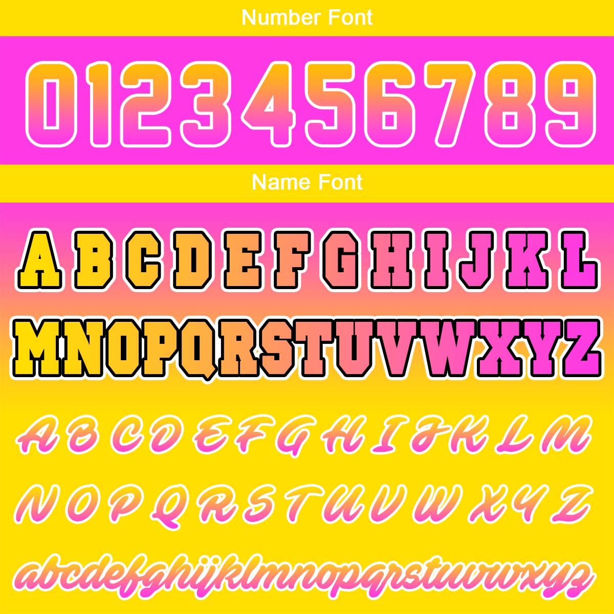 Custom Gradient Varsity Jacket Letterman jacket for Men, Women and Youth Pink&Yellow enthsush