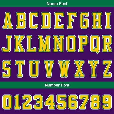 Custom Basketball Jersey Uniform Suit Printed Your Logo Name Number Purple-Green enthsush