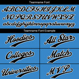 Custom Light Blue Sweatshirt Hoodie For Men Women Girl Boy Print Your Logo Name Number