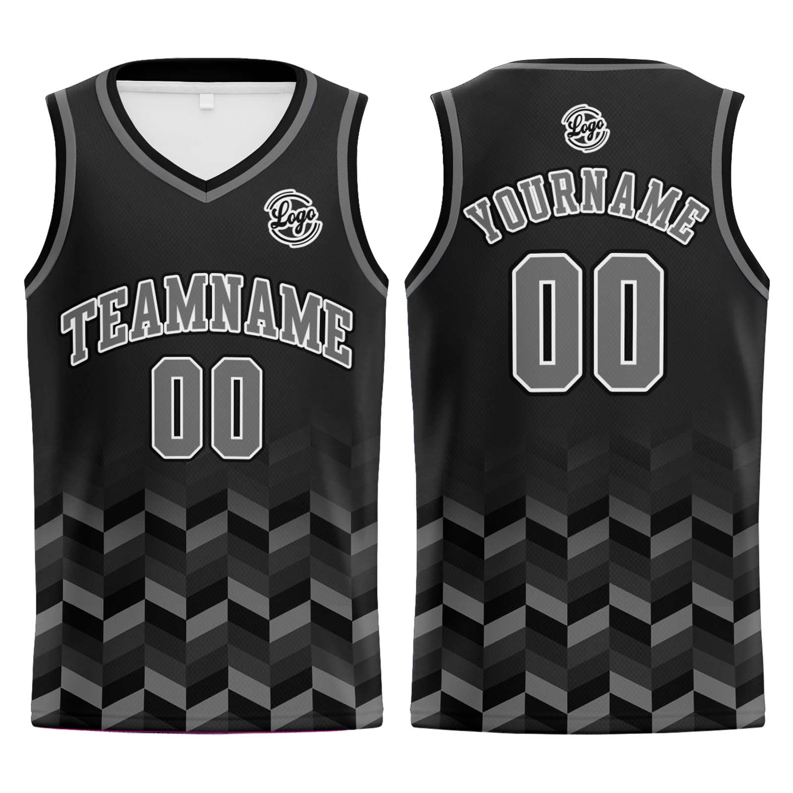 Custom Drak Grey Basketball Jersey Uniform Suit Printed Your Logo Name Number enthsush