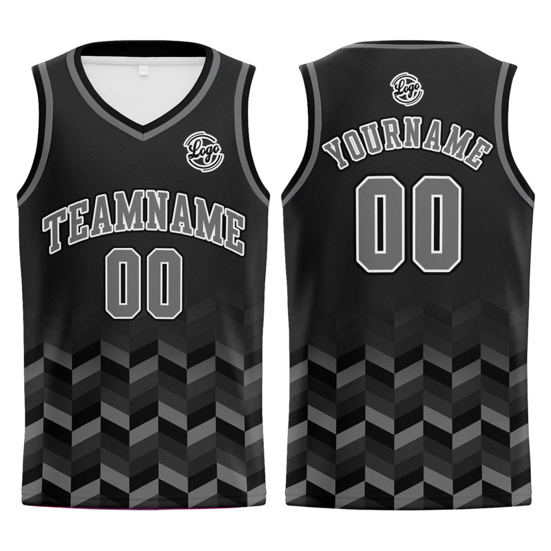 Custom Drak Grey Basketball Jersey Uniform Suit Printed Your Logo Name Number