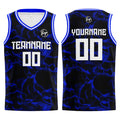 Custom Navy Royal Basketball Jersey Uniform Suit Printed Your Logo Name Number enthsush
