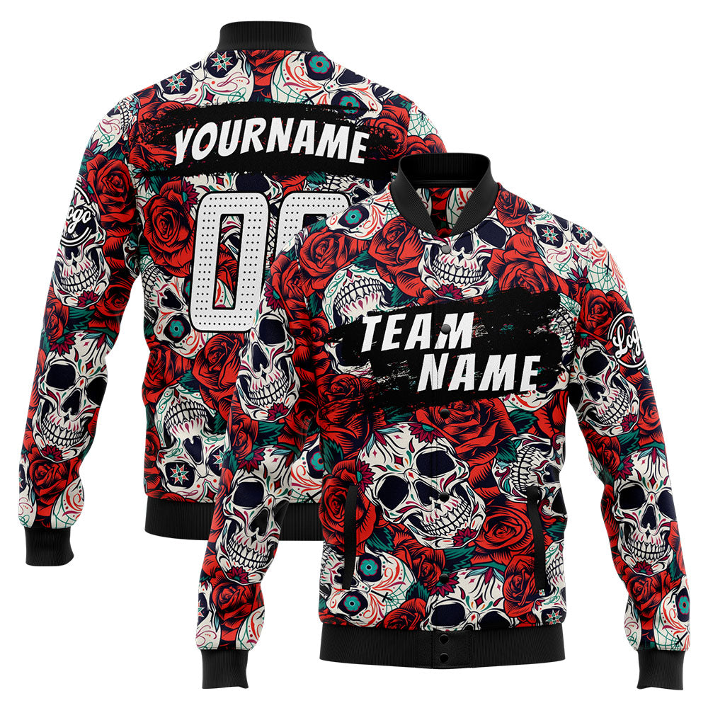 Personalized Custom Men's Jacket Customize Your Team Name, Logo, and Number enthsush