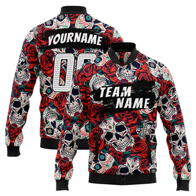 Personalized Custom Men's Jacket Customize Your Team Name, Logo, and Number enthsush